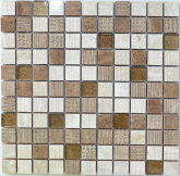 СМ 3044 С3 Beige/Brown/Brown Gold 30x30 мозаика