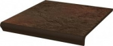 Semir brown ступень простая с капиносом  30x30