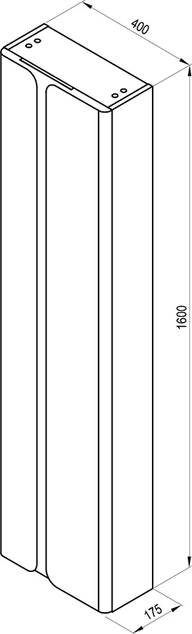 Пенал SB Balance 40 см подвесной белый X000001373
