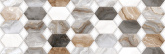 Arabesque Grey Decor 30х90 стена