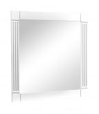 Зеркало ROYAL белый цвет 100 см патина серебро