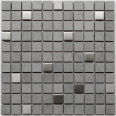 СМ 3026 C2 grey/metal mat 30x30 мозаика