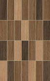 Karelia мозаика коричневый 25x40 И57161 стена
