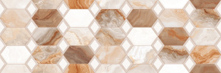 Arabesque Beige Decor 30х90 стена