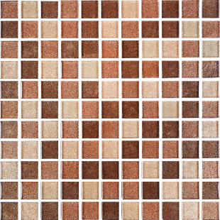 GM 8007 C3 Brown Dark/Brown Gold/Brown Brocade 30x30 мозаика