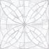 Mosaic цветочный 8F075 30x30 пол