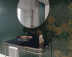 URBAN COLOURS GREEN GLASS INSERTO HEXAGON 19.8x17.1 декор