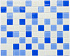GM 4040 C3 Cobalt m/Cobalt w/White 30x30 мозаика