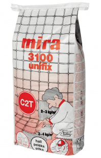 Mira 3100 unifix (серый) 25кг клей для плитки