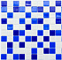 GM 4033 C3 Cobalt d/Cobalt m/White 30x30 мозаика