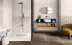 Violeta Crema Decor 30х90 стена