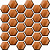 Copper Glass Hexagon 25x25.8 мозаика