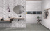 Violeta Crema Decor 30х90 стена