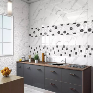 Carrara Bianco 30x90 стена