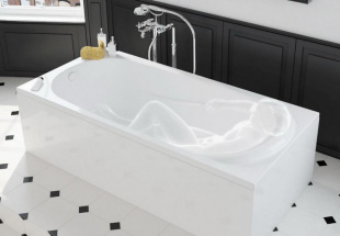 SAGA XWP3860000 акриловая ванна с ножками 160x75