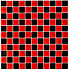 GM 4003 CC black/red m 30х30 мозаика