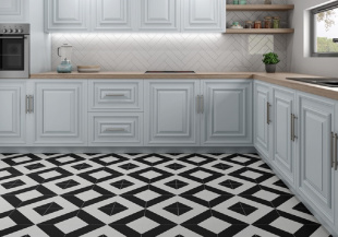 Ec. Zebra Navy 22.3x22.3 пол