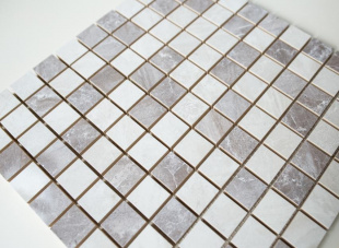 СМ 3019 C2 gray/white 30x30 мозаика