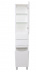 Пенал Венеция напольный 40 см белый c корзиной для белья правый